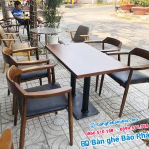Bàn ghế gỗ Hiroshima tựa thấp BGGBP013 10 Ghế hiroshima giá rẻ