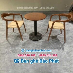 Bộ bàn ghế Neva gỗ nệm BGGBP022 11 Ghế neva có tay