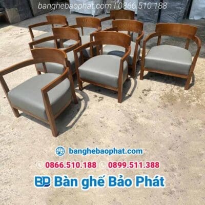 Ghế sofa starbuck gỗ nệm
