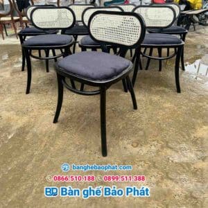 Ghế vienna thonet sơn đen