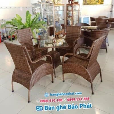 Ghế vua nhựa giả mây giá rẻ