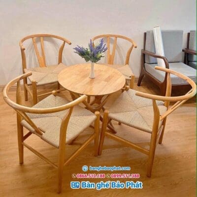 Ghế wishbone đan dây