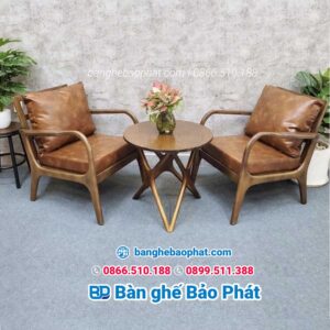 Sofa cafe tay cong