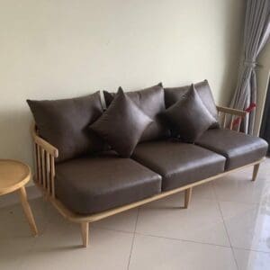 Sofa Fly gỗ nệm phong cách Bắc Âu 11 Sofa phòng khách bằng gỗ