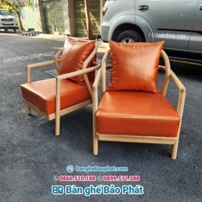 Sofa quán trà sữa Phúc Long