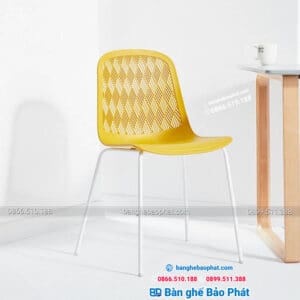 Ghế nhựa 3003A màu vàng