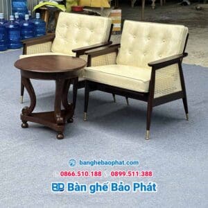 Sofa gỗ đan mây Nadia Caned SFCFBP015 11 Sofa Nadia Caned gỗ đan mây