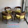 Sofa cafe gỗ nệm Porada SFCFBP014 16 Sofa porada gỗ nệm