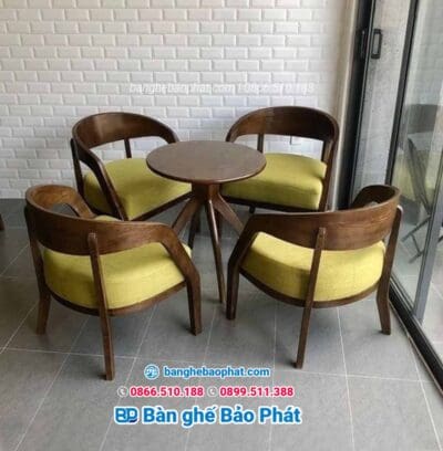 Sofa porada gỗ nệm