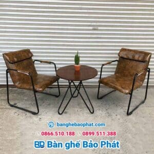 Sofa quán cafe sắt Luna SFCFBP023 10 Sofa quán cafe sắt luna