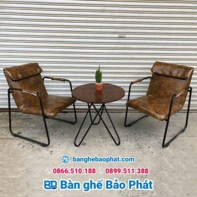 Sofa quán cafe sắt luna