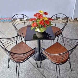 Bàn ghế cafe sắt ngoài trời