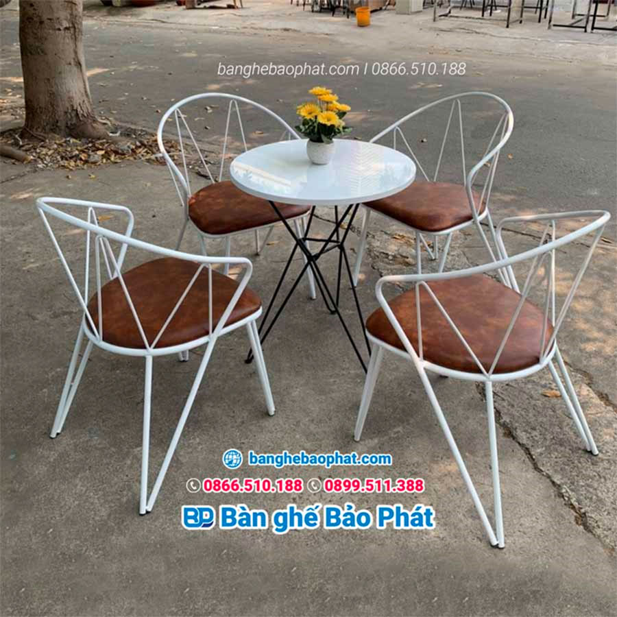 Ghế sắt sân vườn chữ Z