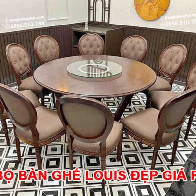 Bộ bàn ghế Louis đẹp giá rẻ