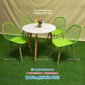 Ghế nhựa 3012 màu xanh