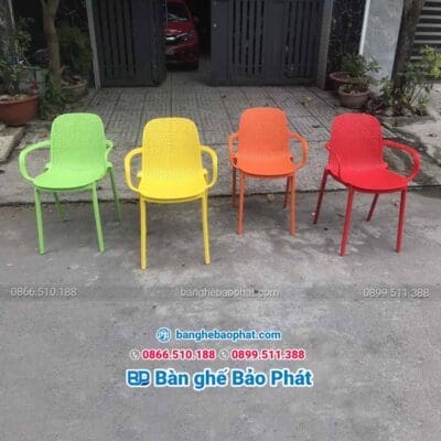 Ghế nhựa 3017 có tay tựa