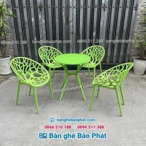 Ghế nhựa 3018 màu xanh lá