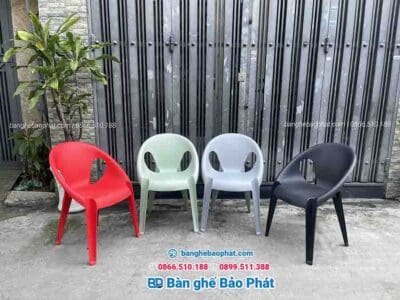 Ghế nhựa 3019 nhiều màu