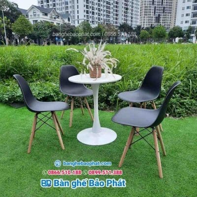 Ghế nhựa chân gỗ 3009