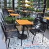 Bộ bàn ghế sắt 13-26 quán cafe BGSBP017 13 Ghế sắt 13-26 quán cafe