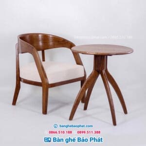 Sofa cafe gỗ nệm Porada