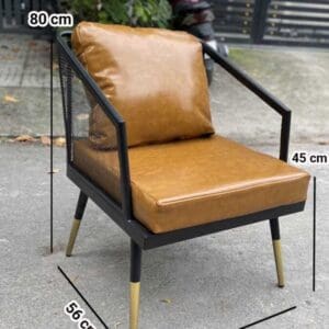 Sofa sắt nệm quán cafe SFCFBP026 10 Kích thước của ghế sofa sắt nệm quán cafe SFCFBP026