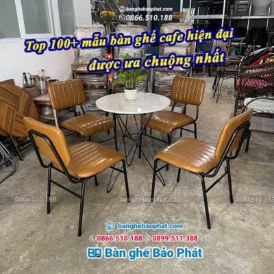 Bàn ghế cafe hiện đại