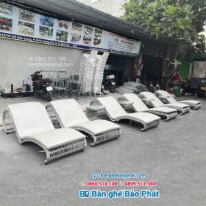 Giường tắm nắng nhựa giả mây GTNNGMBP013 7 Giường tắm nắng nhựa giả mây GTNNGMBP013