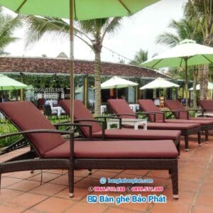 Giường tắm nắng nhựa giả mây GTNNGMBP012 8 Giường tắm nắng nhựa giả mây GTNNGMBP012