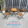 Bàn ghế cafe ngoài trời xếp gọn mini 17 Bàn ghế cafe ngoài trời xếp gọn mini