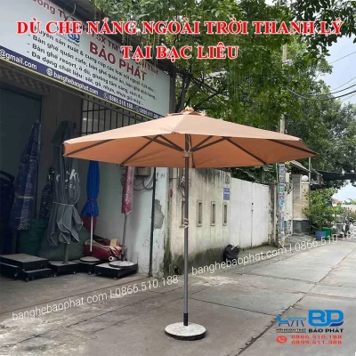 Dù che nắng ngoài trời thanh lý tại Bạc Liêu