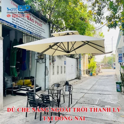 Dù che nắng ngoài trời thanh lý tại Đồng Nai