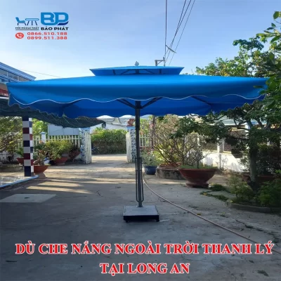 Dù che nắng ngoài trời thanh lý tại Long An