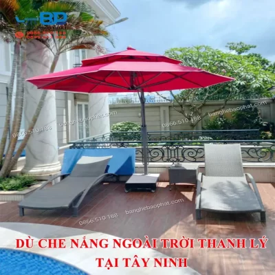 Báo giá dù che nắng ngoài trời thanh lý tại Tây Ninh