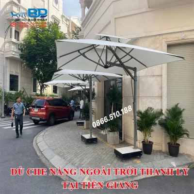 Dù che nắng ngoài trời thanh lý tại Tiền Giang