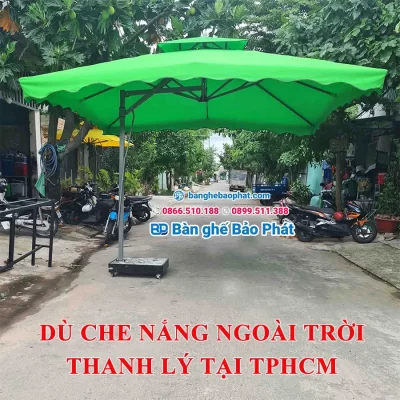 Dù che nắng ngoài trời thanh lý tại TPHCM