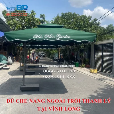 Dù che nắng ngoài trời thanh lý tại Vĩnh Long