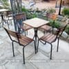 Bàn Ghế Cafe Ngoài Trời Sắt Gỗ Kite