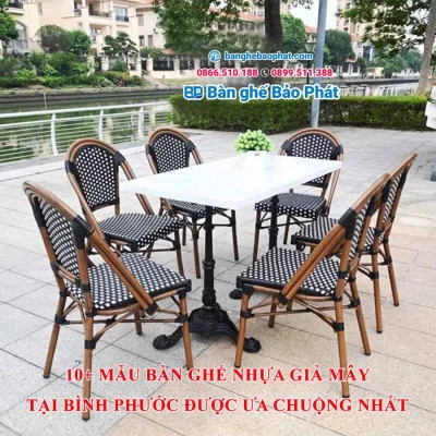 10+ mẫu bàn ghế nhựa giả mây tại Bình Phước được ưa chuộng nhất [timect]