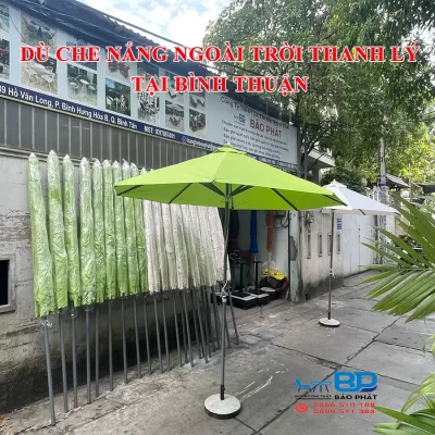 Dù che nắng ngoài trời thanh lý tại Bình Thuận