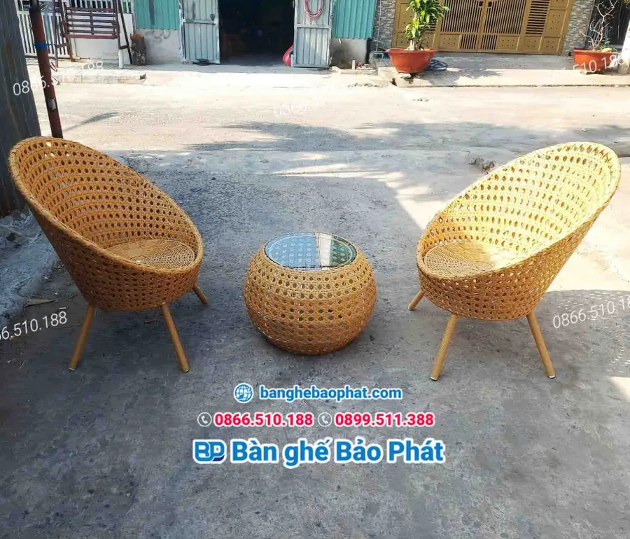 Mua bàn ghế nhựa giả mây tại An Giang ở đâu giá rẻ, đảm bảo chất lượng?