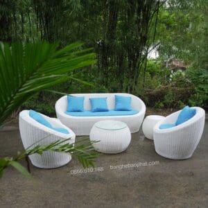 Sofa nhựa giả mây SFNGMBP005