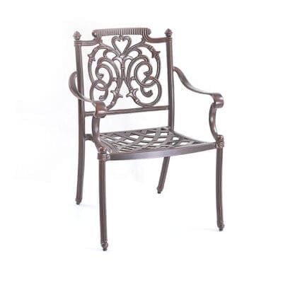 Bàn ghế nhôm đúc ngoài trời sân vườn BGNDBP009