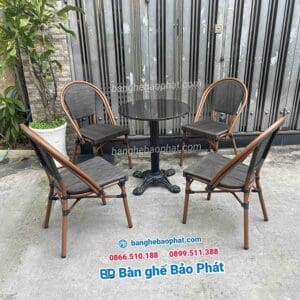 Bàn ghế nhựa giả mây ngoài trời sân vườn BGNGMBP-SV005 8 Bàn ghế nhựa giả mây ngoài trời sân vườn BGNGMBP-SV005