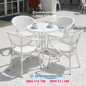 Bàn ghế nhựa giả mây ngoài trời sân vườn BGNGMBP-SV004 9 Bàn Ghế Nhựa Giả Mây Ngoài Trời Sân Vườn BGNGMBP-SV004