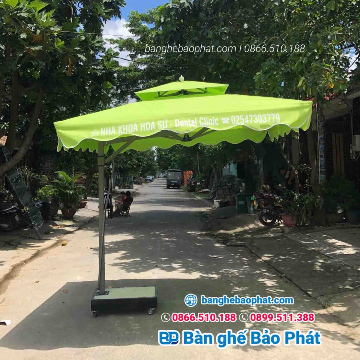 Dù lệch tâm tại Cần Thơ