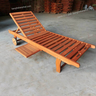 Ghế hồ bơi gỗ GHBGBP001