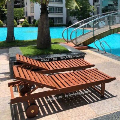 Ghế hồ bơi gỗ GHBGBP001