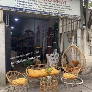 Xích đu nhựa giả mây tphcm