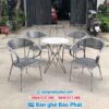 Bàn ghế sắt cafe BGSBP027